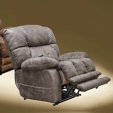 Power Lay Flat Recliner w/ Oversized X-tra Comfort Footrest
