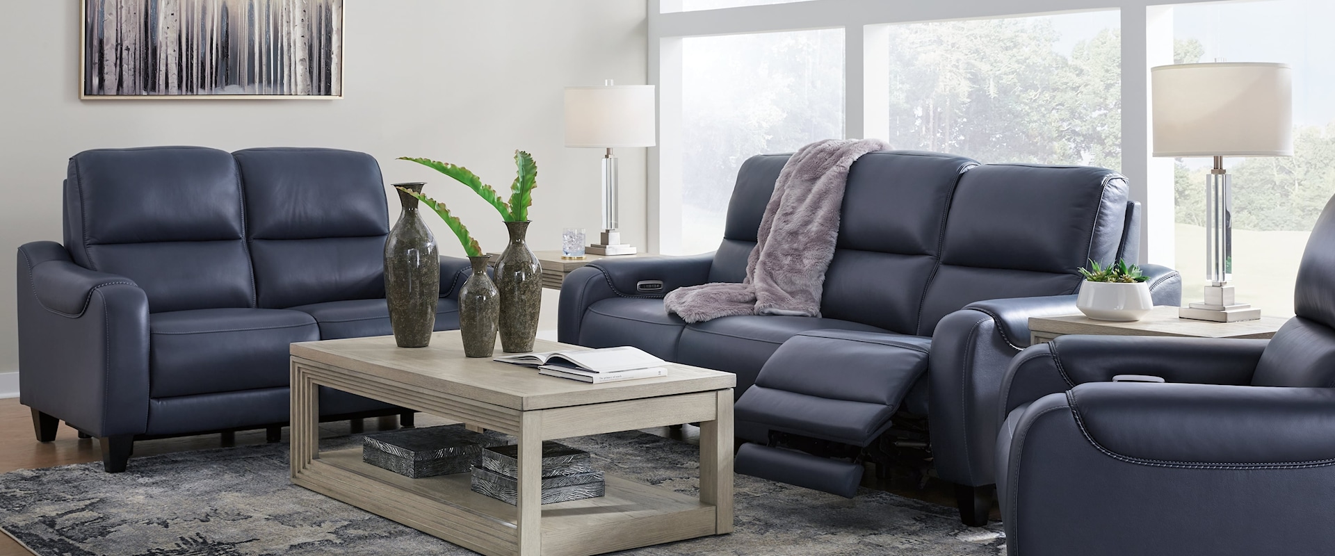 Power Reclining Sofa, Loveseat And Recliner