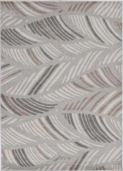 5'3" x 7'7" Grey Rectangle Rug