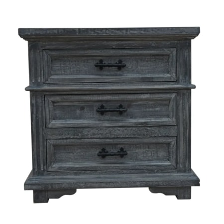 3-Drawer Nightstand