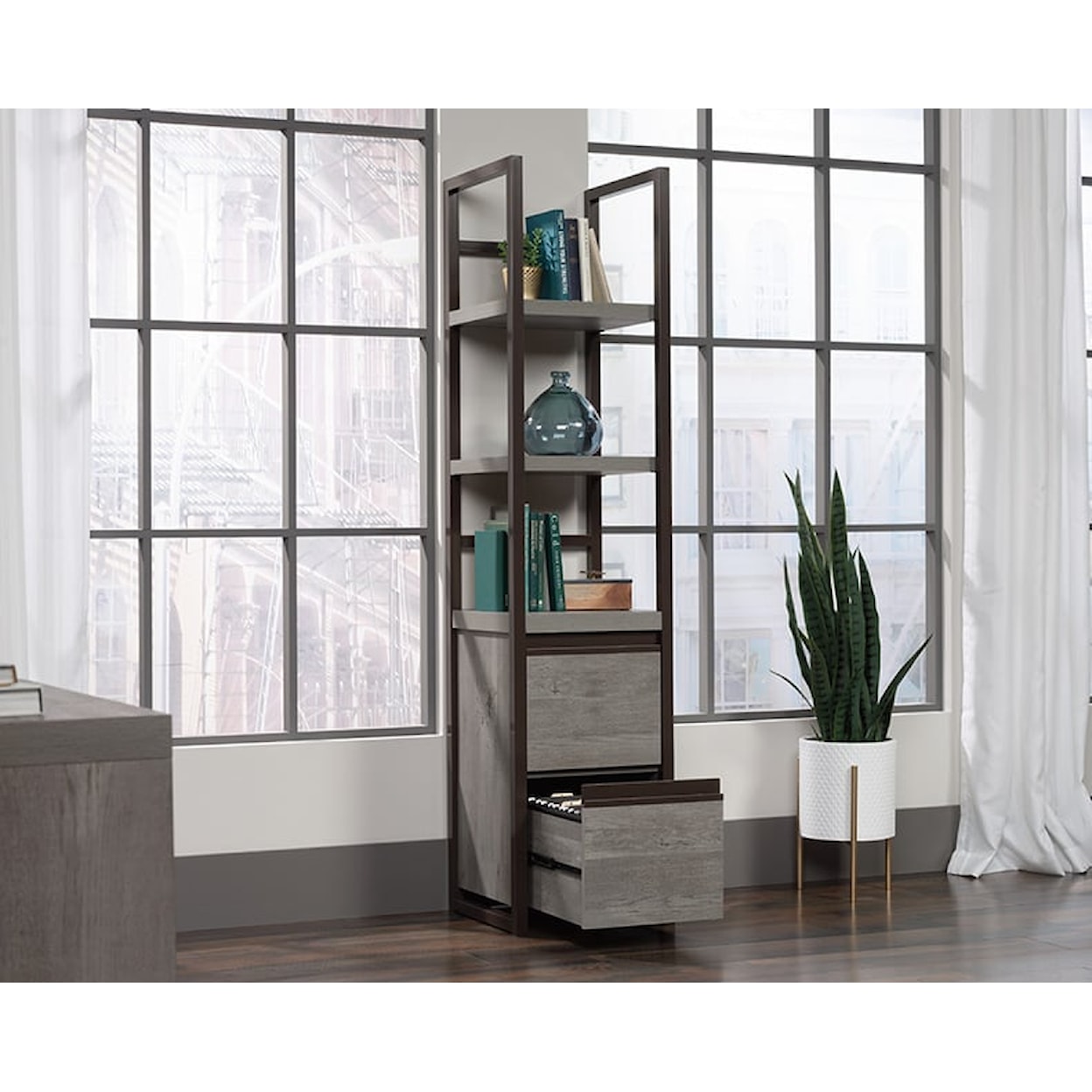 Sauder Manhattan Gate Manhattan Narrow Bookcase