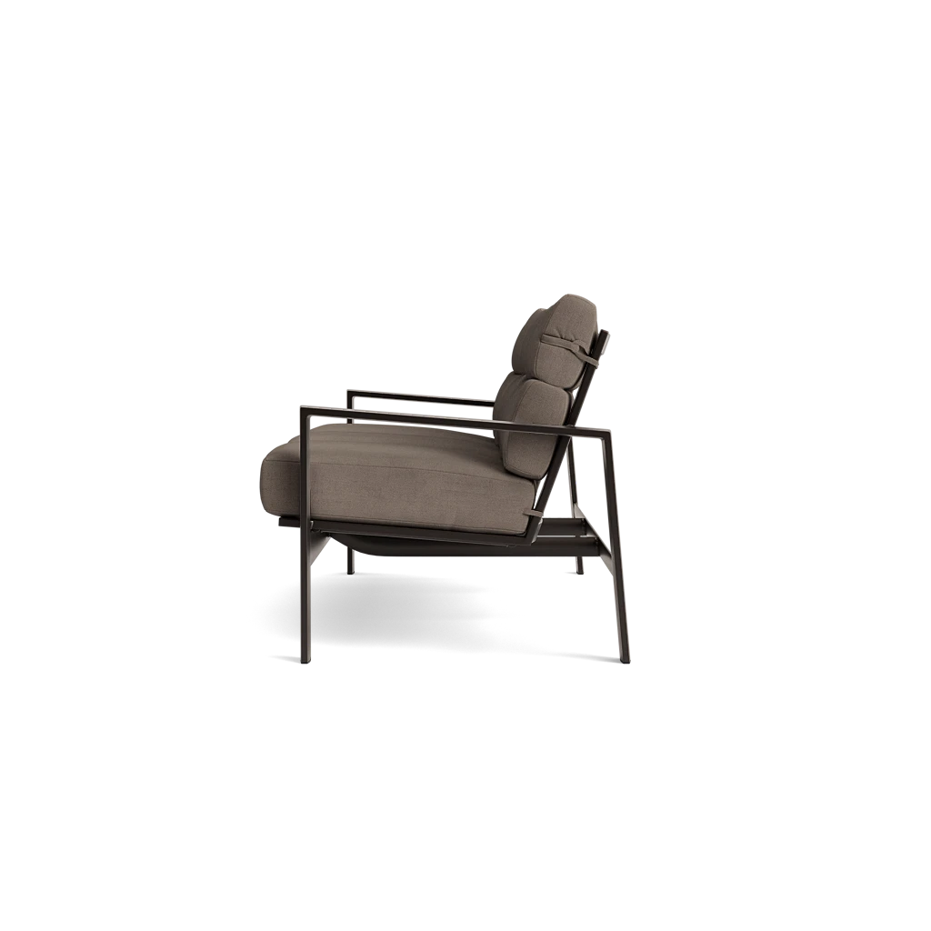 Cushioned Aluminum Sofa