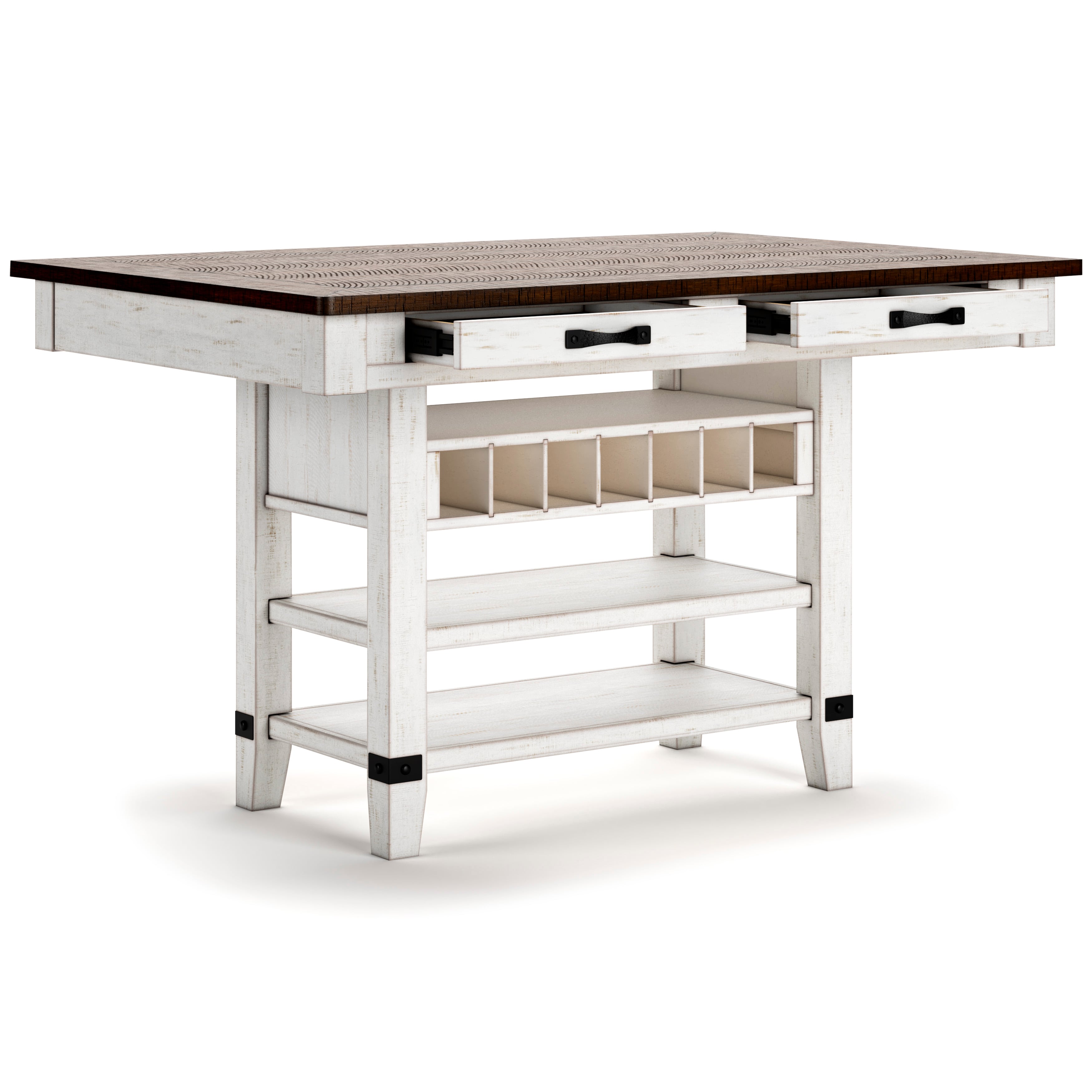 Ashley Signature Design Valebeck D546-32 Counter Height Dining Table ...