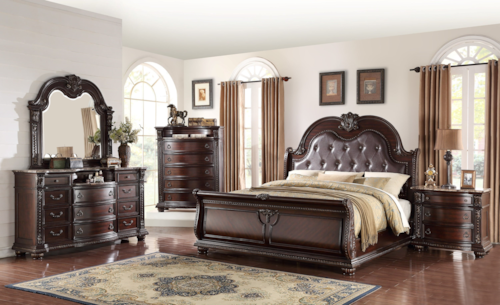 Traditional 5-Piece Queen Bedroom Set