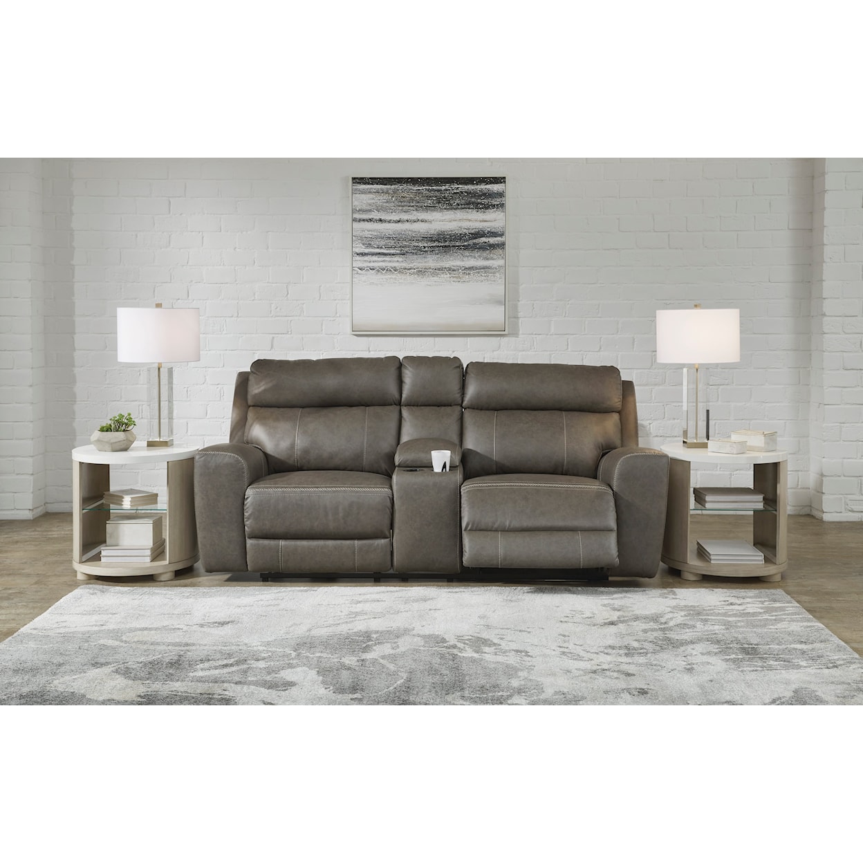 Signature Design by Ashley Roman Reclining Loveseat