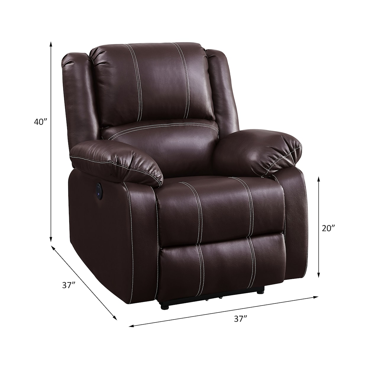 Acme Furniture Zuriel Power Motion Recliner