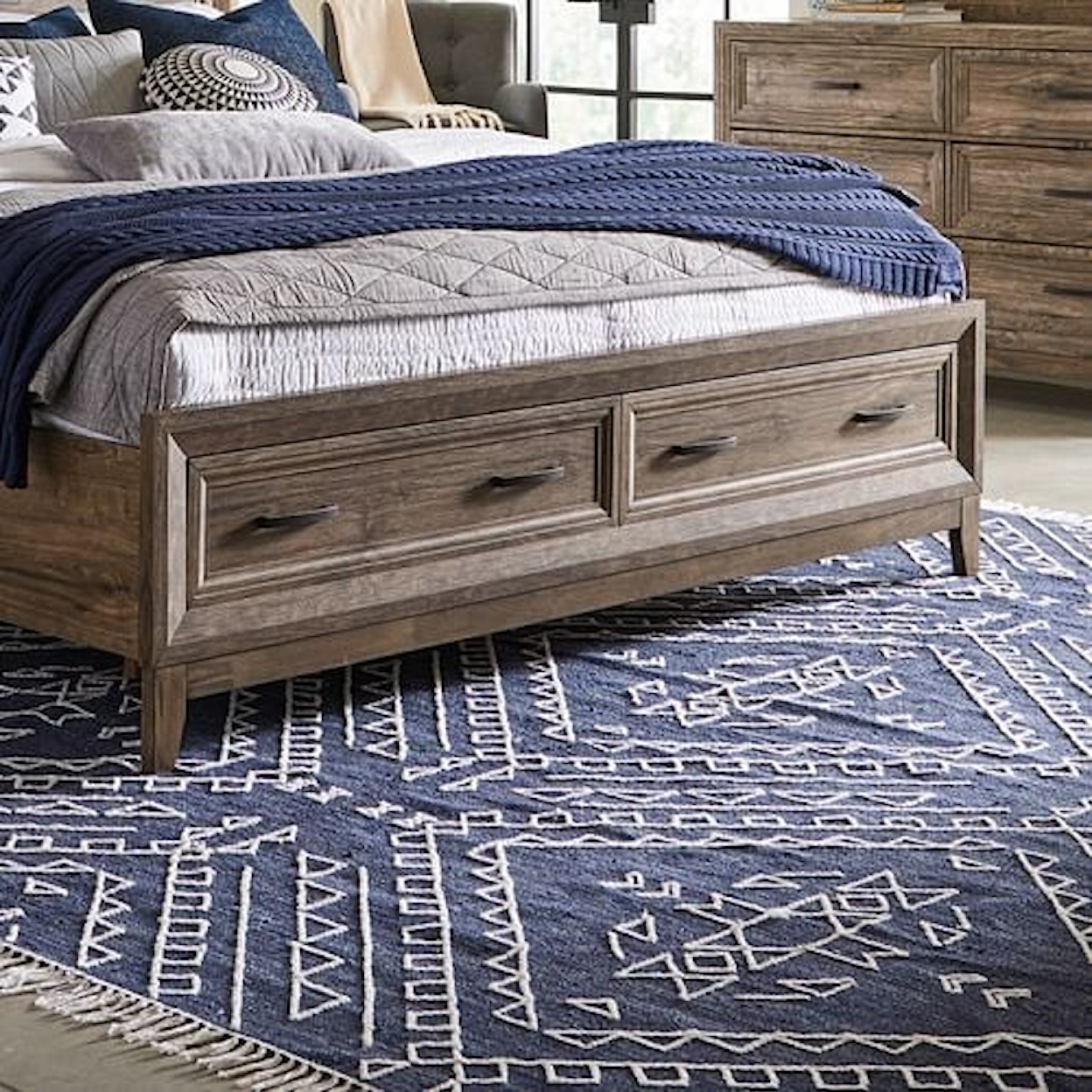 Liberty Furniture Ridgecrest King Storage Bed