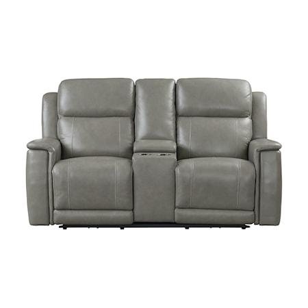 Power Reclining Console Loveseat