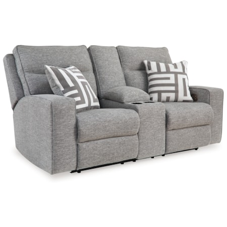 Pwr Rec Loveseat/Con/Adj Hdrst