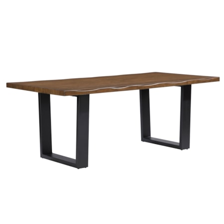 78" Rect. Live-Edge Dining Table