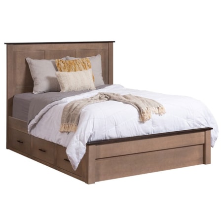 Full Platform Storage Bed