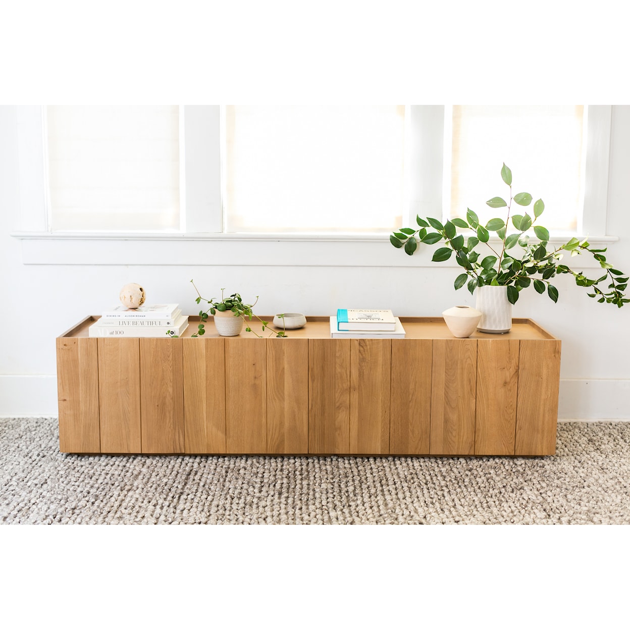 Moe's Home Collection Plank Plank Media Cabinet Natural