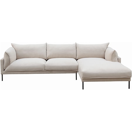 Jamara Sectional Right Sandy Beige