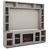 Aspenhome Paige Entertainment Fireplace Console and Hutch