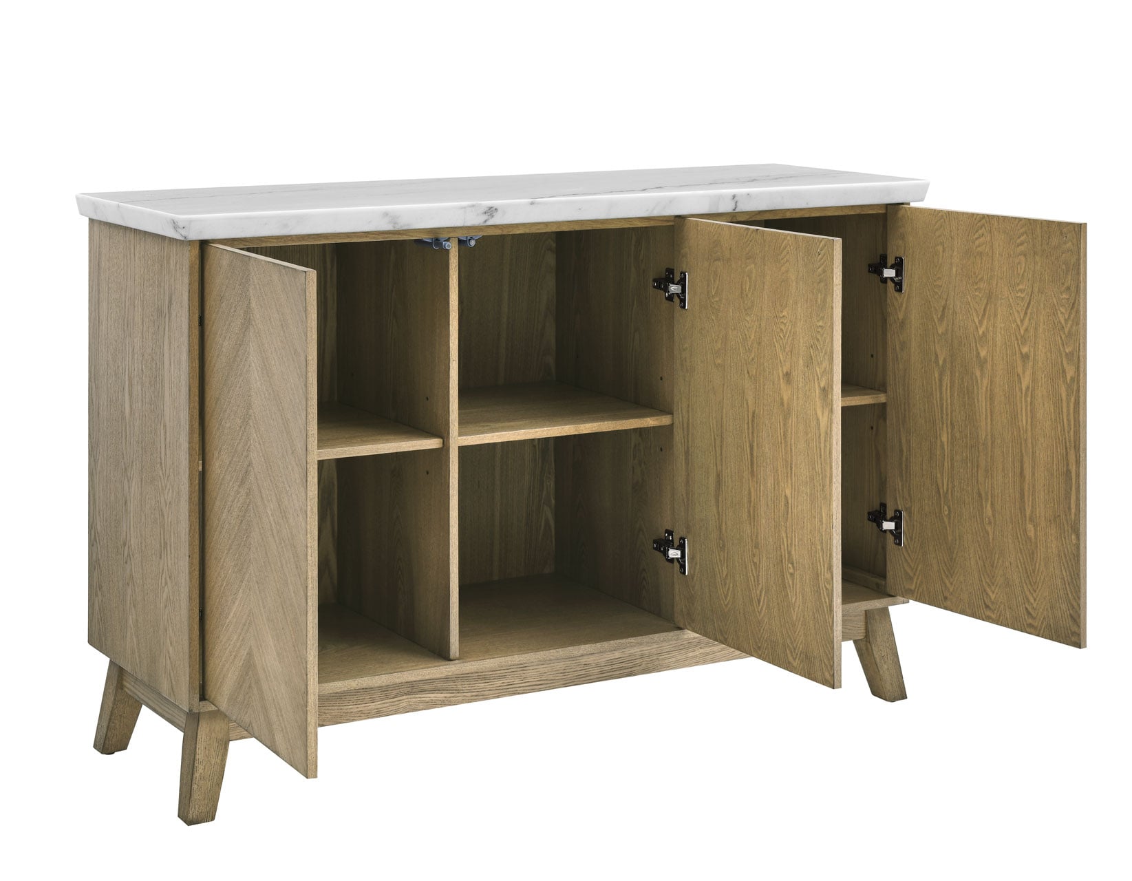 White Marble Top Server