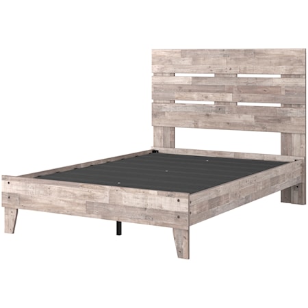 Full Platform Bed with Headboard