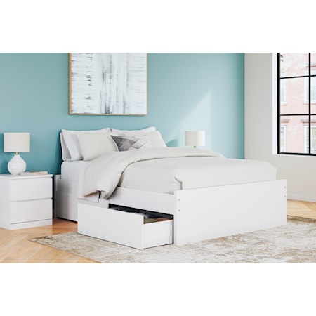 Queen Platform Bed With 2 Side Storage