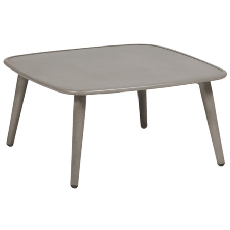 Casual 32" Sq. Aluminum Coffee Table