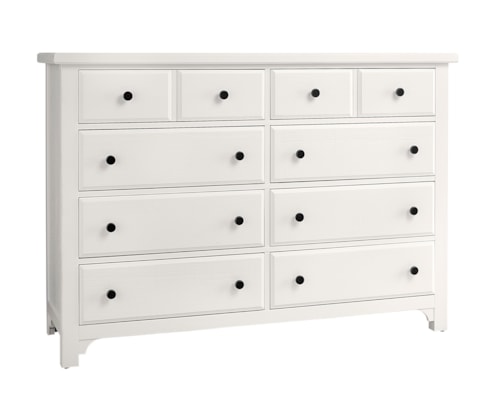 Farmhouse 8-Drawer Dresser with French Dovetail Construction