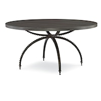 Transitional 60' Round Dining Table