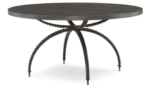 Transitional 60' Round Dining Table