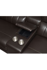 Steve Silver Nara Contemporary 6-Piece Power Reclining Sectional with Outlets and USB Ports