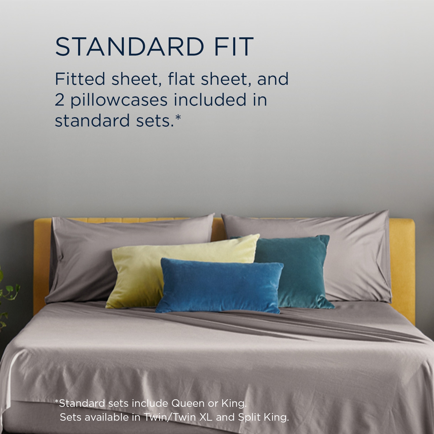 Tempur-Pedic® TEMPUR ProAir Sheet Set TEMPUR ProAir Sheet Set Cool Gray