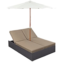 Double Outdoor Patio Chaise