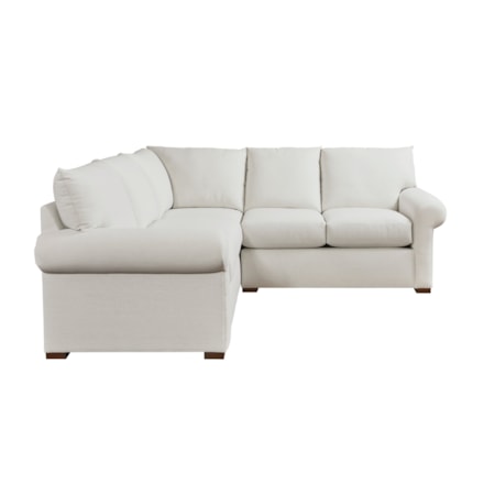 Hanover 2-pc. Roll Arm Sectional