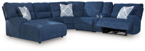 6-piece Power Reclining Sectional With Chaise