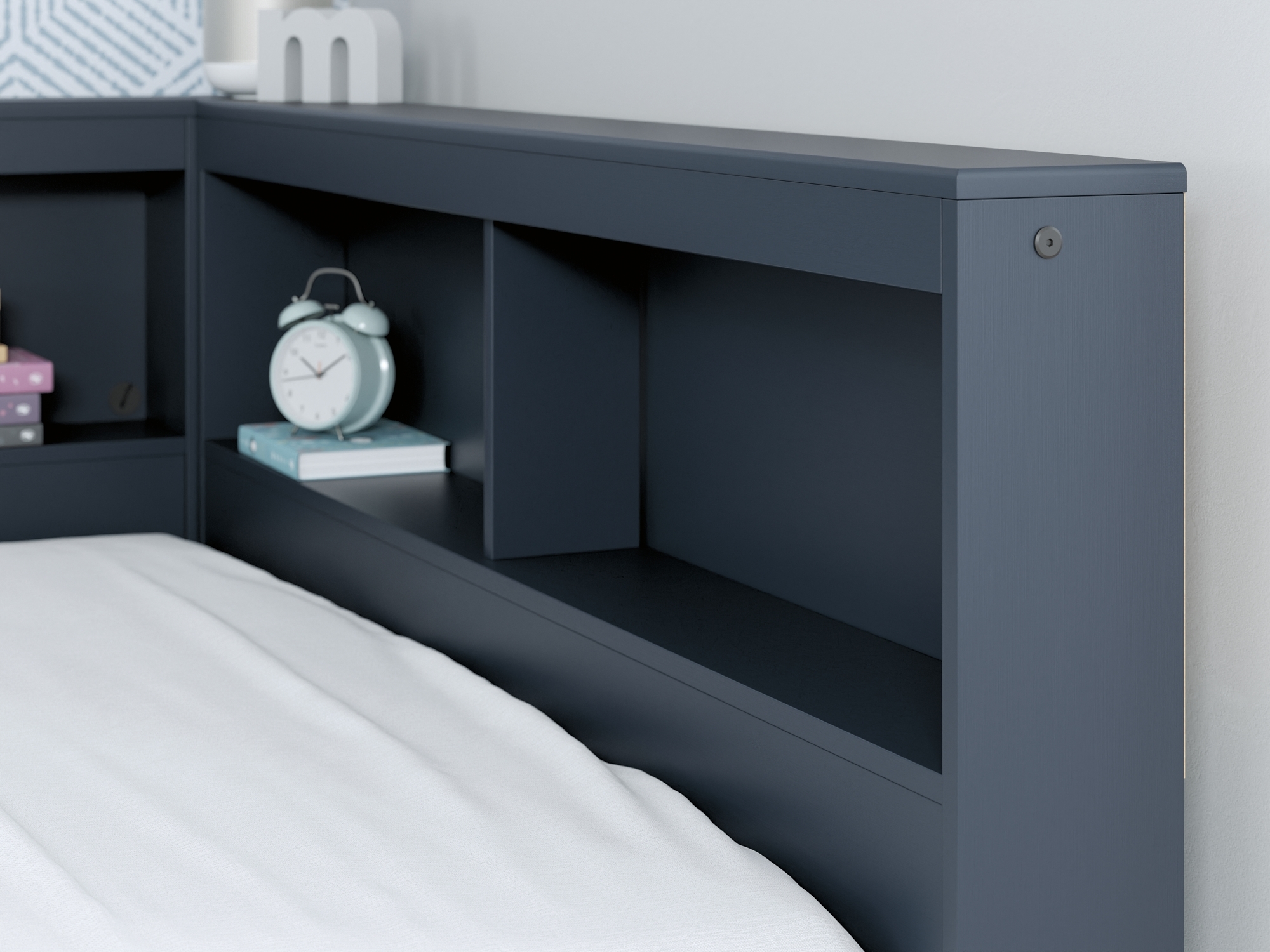 Signature Design by Ashley Simmenfort Full Bookcase Storage Bed
