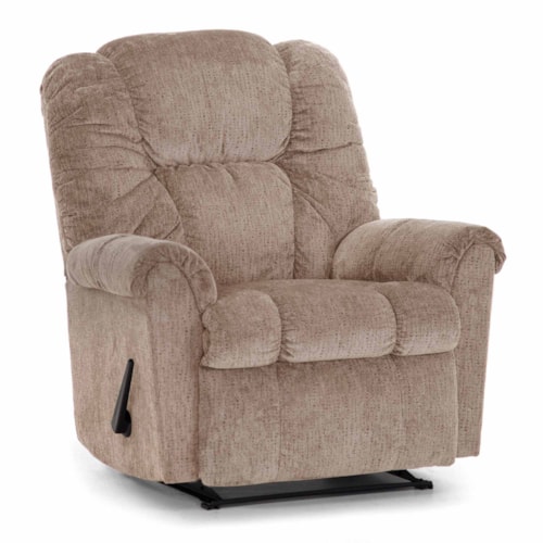 Casual Wall Proximity Recliner with Pillow Arms