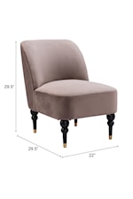 Zuo Bintulu Collection Contemporary Accent Chair