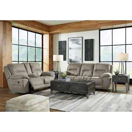 Reclining Loveseat with Console