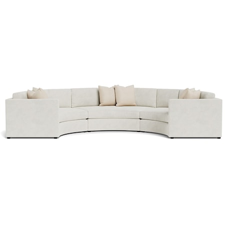 Contemporary 3-Piece Sectional Sofa