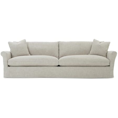 Extra Long 2-Cushion Slipcover Sofa