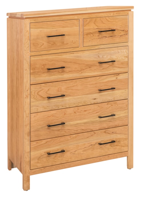 Casual 6-Drawer Bedroom Chest
