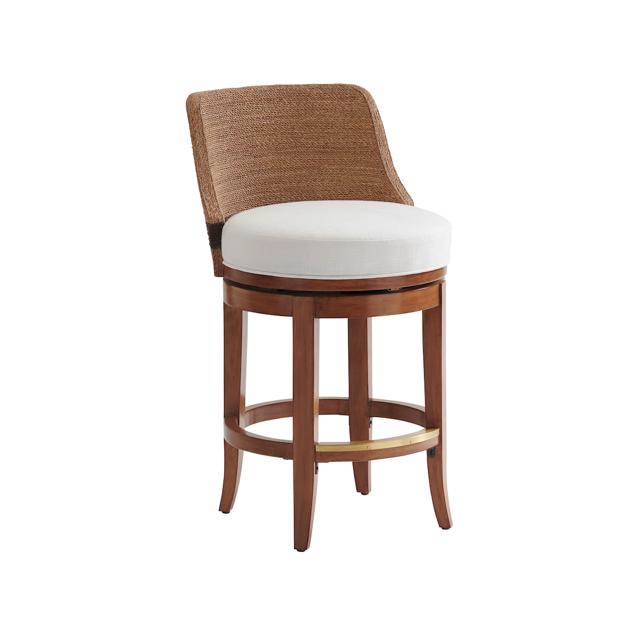 Tommy Bahama Home Palm Desert Kipton Swivel Counter Stool