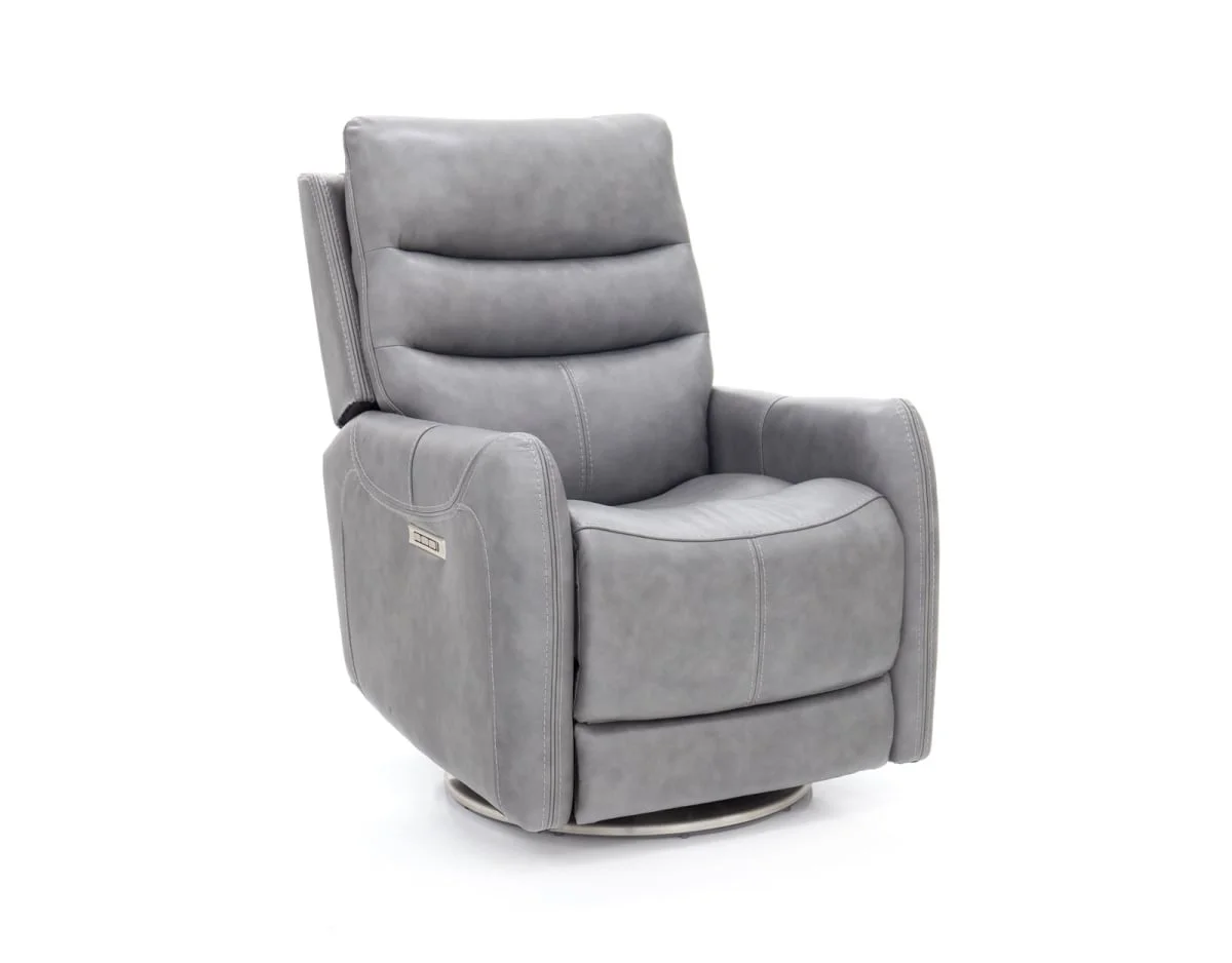 Barcalounger San Marco Casual Power Swivel Recliner with USB Port