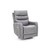 Transitional Power Swivel Recliner