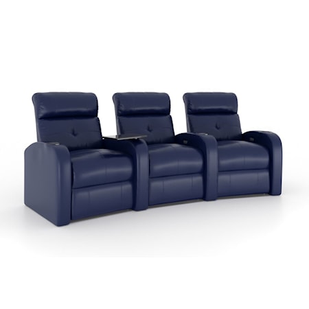 Audio 3-Seat Theater Sectional