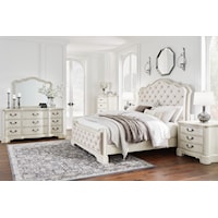 Traditional King Bedroom Set with Dresser, Chest, and Nightstand