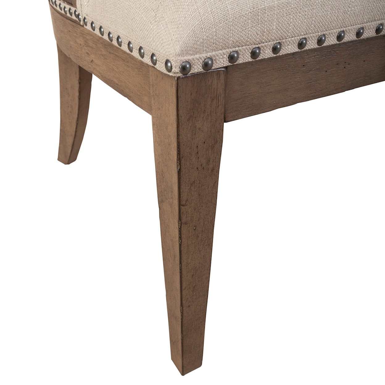 Libby Americana Farmhouse Upholstered Sheltered Side Chair
