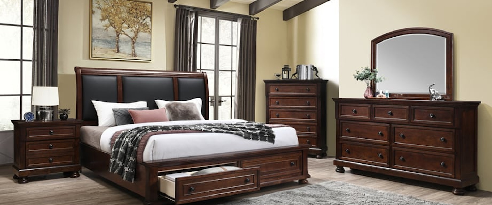 Barlow 6-Piece Bedroom Set - King