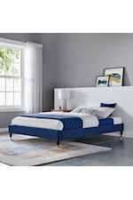 Modway Harlow Twin Performance Velvet Platform Bed Frame