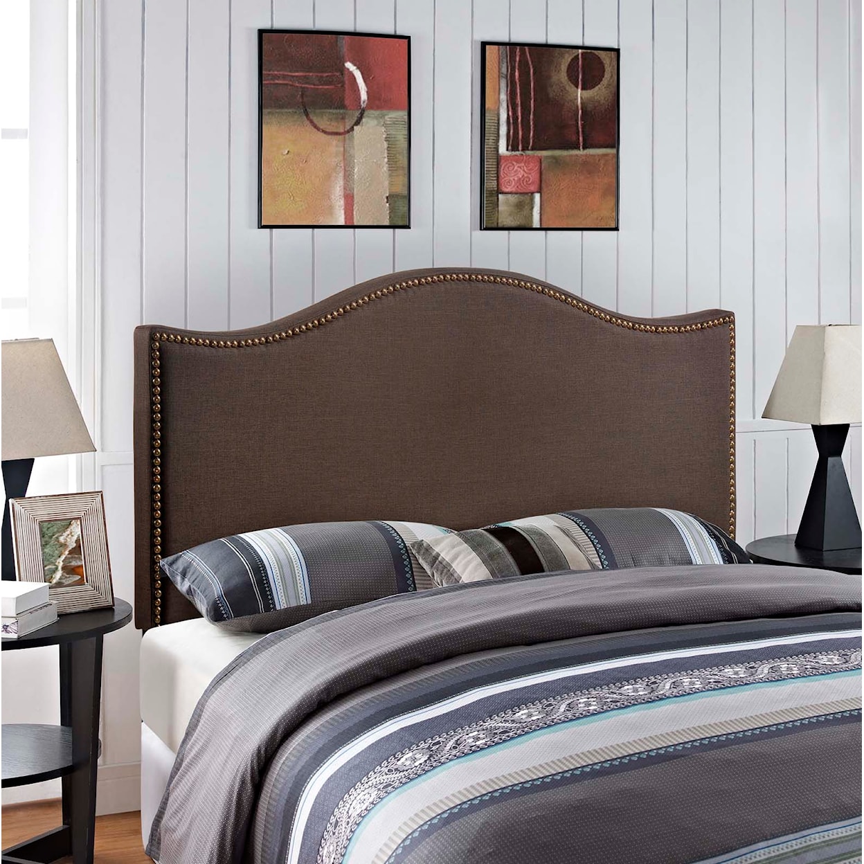 Modway Curl Queen Upholstered Headboard