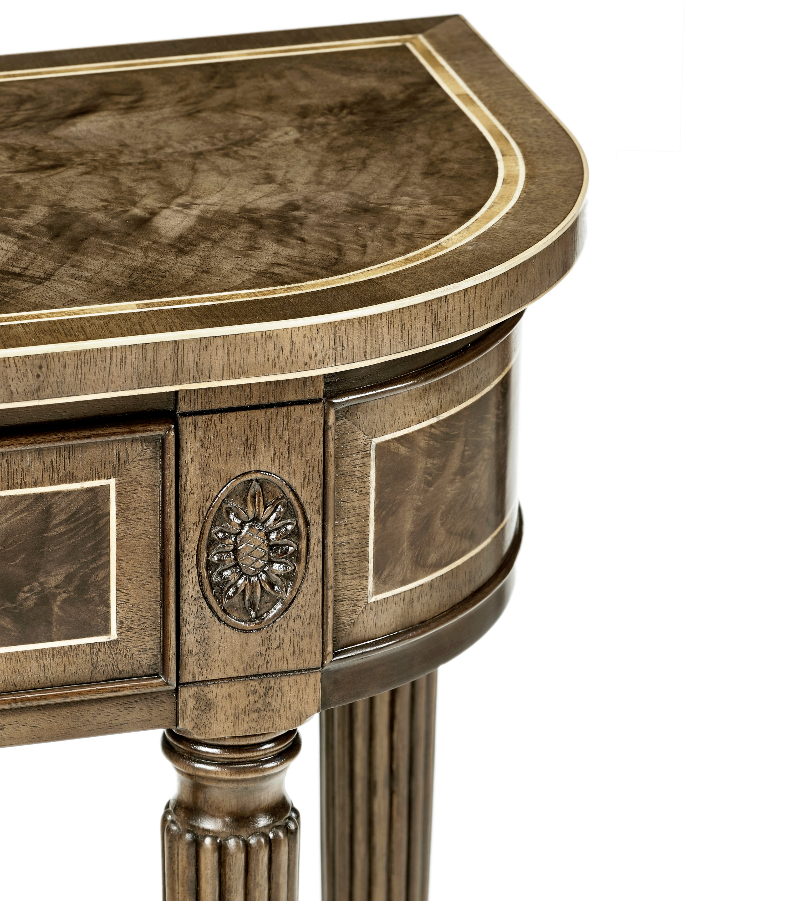 Jonathan Charles JC Traditional Regency Bleached Mahogany Console Table