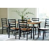Signature Design Blondon Dining Table And 6 Chairs (Set Of 7)
