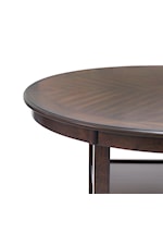 New Classic Mitchell Transitional 5-Piece Dining Set with 47" Round Table
