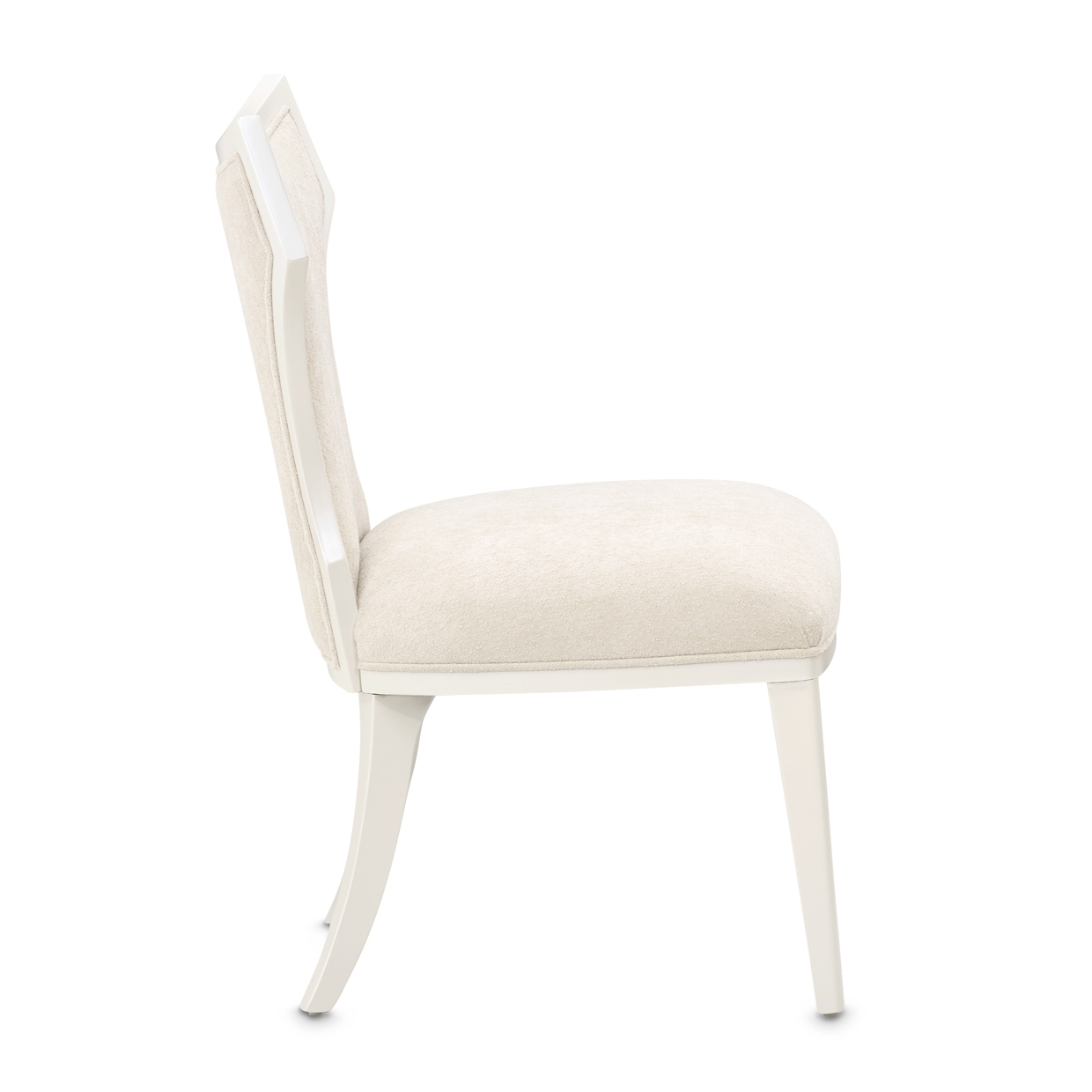 Upholstered Wing-Back Vanity Chair
